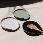 Beautiful Ceramic Spoon Rest for Stove Top - Perfectly Sized Spoon Holder for Your Kitchen Countertop - Easy to Clean and Dishwasher Safe, Perfect Addition to Any Kitchen Counter for Everyday Cooking