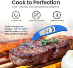 Karving King XL Deluxe Cutting Board - Spikes, Drip Tray & Meat Thermometer