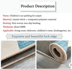 Kids Rug Play Mat Great for Playing with Cars and Toys,Educational Kid Road and Traffic City Life Carpet,Children Baby Fun Throw Rug for Bedroom Play Room,31X63Inch/80X160CM