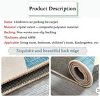 Kids Rug Play Mat Great for Playing with Cars and Toys,Educational Kid Road and Traffic City Life Carpet,Children Baby Fun Throw Rug for Bedroom Play Room,24X35Inch/60X90CM