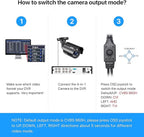 ZOSI 2.0MP 1080P HD 1920TVL Security Camera Hybrid 4-in-1 TVI/CVI/AHD/960H CVBS CCTV Camera Outdoor Indoor,80ft IR Night Vision,Weatherproof Bullet Camera For analog Surveillance DVR(Black)