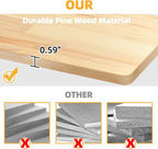 Cat Wall Shelves, 9 in 1 Wood Cat Wall Furniture Set with Bridge | Stable & Safe Wall Mounted Cats Shelf Furniture with Scratching Posts, Floor Space-Saving Cat Climbing Systems, Burlywood