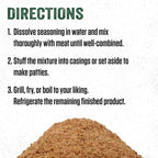 LEM Products Backwoods Reduced Sodium Breakfast Sausage Seasoning, 1.6 oz | Pre-Measured Seasoning for Wild Game and Domestic Meat, Seasons Up to 5 Pounds of Meat for Homemade Patties and Sausages
