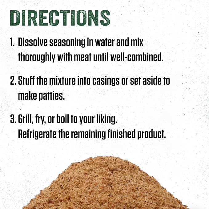 LEM Products Backwoods Reduced Sodium Breakfast Sausage Seasoning, 1.6 oz | Pre-Measured Seasoning for Wild Game and Domestic Meat, Seasons Up to 5 Pounds of Meat for Homemade Patties and Sausages