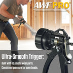 AWF PRO Sausage Caulking Gun 20 oz, 18:1 Thrust Ratio, Pack of 6 | 20 oz Foil Pack and 10 oz Cartridge Convertible, Aluminum Barrel, Includes 3 Tips
