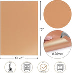 UBeesize Copper Grill Mats 6-Pack, Non-Stick PFOA-Free, 500°F Heat Resistant, Easy Clean, Cut-to-Fit for Gas/Charcoal/Infrared Grills, Camping Accessories for Steak Chicken Fish Vegetables
