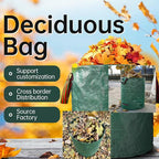 Reusable Yard Waste bags,Collapsible Leaf Bag with Gardening Gloves,Yard Debris Collapsible Bag With 4 Handles, for Leaves, Lawn Debris & Grass Clippings (80Gallon)