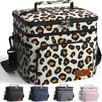HOTOR Insulated Lunch Box Men Women Leak-Proof Cooler Lunch Bag 9L | 4 Pockets, Adjustable Strap, Ideal for Work, Picnic, Travel, Camping, Gift