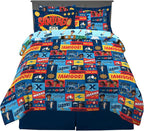 Franco Kids Bedding Super Soft Comforter and Sheet Set with Sham, 7 Piece Full Size, Santiago Of The Seas