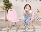B. toys Pink B. Spaces Chairs Set