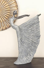 Deco 79 Polystone Dancer Decorative Sculpture Home Decor Statue, Accent Figurine 12" x 3" x 16", Gray