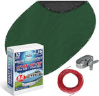 Winter Swimming Pool Cover for 12 ft x 21 ft Aboveground Oval Pool Size, Value Plus Choice Series, Solid Material, Color - Evergreen, Pool Cover Choice 321221-4CHOICE