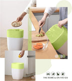 Compostable Trash Bags - FORID 1.2 Gallon Small Garbage Bags 150 Count Mini Strong Trash Can Liners 5 Liter Unscented Wastebasket Bags for Kitchen Bathroom Office Home Garbage Can (5 Rolls/Green)