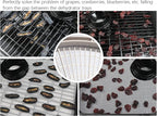 Silicone Dehydrator Tray Liner: for Cosori Magic Mill Ivation 12"x13" 10-PK | BPA-Free Mesh Non-stick Liners Help Stop Dried Food From Sticking, Lift Food Intact, and Cut Cleanup Time - Dishwasher Safe