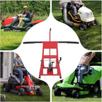 Lawn Mower Lift Jack 500 Lbs Weight Capacity Hydraulic Cylinder Lift Jack with 17.5-24 in Lift Height for Riding Tractors and Zero Turn Lawn Mowers Maintenance and Repair