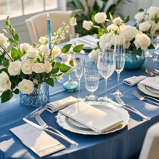 Heavy Duty Silverware Set for 8, Stainless Steel Flatware Cutlery Set | Heavy Duty Steak Knife Fork and Spoon, Dishwasher Safe, Gift Package for Wedding Housewarming