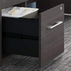 Bush Business Furniture Office 500 2 Drawer File Cabinet, 16W, Storm Gray