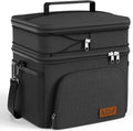 HOTOR Insulated Lunch Box Men Women Leak-Proof Cooler Lunch Bag 14L | 4 Pockets, Adjustable Strap, Ideal for Work, Picnic, Travel, Camping, Gift