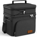 HOTOR Insulated Lunch Box Men Women Leak-Proof Cooler Lunch Bag 14L | 4 Pockets, Adjustable Strap, Ideal for Work, Picnic, Travel, Camping, Gift