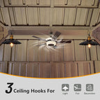 12’ x 20’ Hardtop Gazebo Outdoor Aluminum Wood Grain Gazebos with Galvanized Steel Double Canopy for Patios Deck Backyard,Curtains&Netting by domi outdoor living
