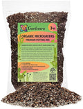 Gardenera Premium Organic Microgreens Potting Mix: Canadian Peat Moss, Cococoir, Perlite, and More - 3 Quart