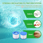 Inflatable Hot Tub, 4-6 Person Polygon Portable Blow Up Hot Tub, Leak-Proof PVC Outdoor Spa with 130 Strong Air Jets, Heater Pump and Insulated Cover, 77” X 77”X 25”
