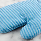 KitchenAid Quilted Cotton Terry Cloth Oven Mitt, Pot Holder, Kitchen Towel 4-Pack Set, Heat Resistant, Silicone Grip, Gift Set, Blue Velvet, 16"x26", 7"x13" & 7"x10"