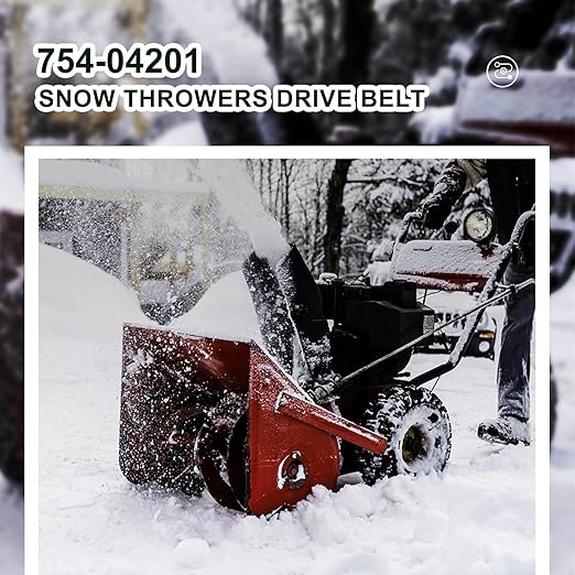 954-04201a 754-04201A Drive Belt Snow Blower for Craftsman MTD Snow Thrower 3/8" × 36" 754-04201