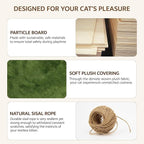 Cat Wall Furniture, 9 in 1 Cat Wall Shelves Set with Bridge, Beige | Wall Mounted Cats Shelf for Space-Saving, Multi-Level Cat Climbing Systems for 16 Inch Drywall, with Scratching Posts, Condos