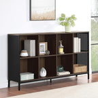 OSP Home Furnishings Ace Contemporary Modern Storage Cube Bookcase, 8 Cubes, Ozark Ash Finish