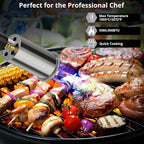 Sondiko Powerful Propane Torch with Gas Cylinder Stand Base, Grill Torch | Cooking Torch, Sous Vide, Campfire Starter, Adjustable Torch Gun for Searing Steak, BBQ, Welding, Propane Tank Not Included