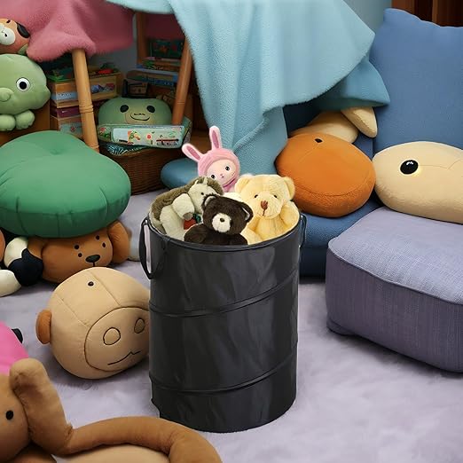 Collapsible Trash can,Folding Garbage Cans,Pop Up Trash Can,Camper Trash can，for Camping Garbage Can Collapsible,Clothes and Toys Recycle bin