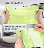 Compostable Trash Bags - FORID 1.2 Gallon Small Garbage Bags 150 Count Mini Strong Trash Can Liners 5 Liter Unscented Wastebasket Bags for Kitchen Bathroom Office Home Garbage Can (5 Rolls/Green)