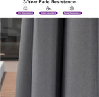 PURPLE LEAF 8' X 8' Patio Umbrella with In-ground Base for Pool 7' High Offset Outdoor Cantilever Umbrella Swimming Pool Umbrella with 360°Rotation for Poolside Light Grey
