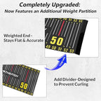 THKFISH 53in Portable Waterproof Fishing Ruler with Measuring Board | Folding Fish Ruler, Roll Up Fish Measuring Tape for Boat, Kayak, Coolers, Yacht and Workbench 53 *7.5"-1pcs/59 * 3.15"-2pcs