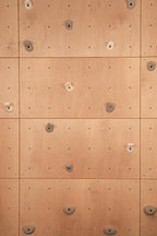 DIY Climbing Wall Panel – 47" x 23.5" Birch Plywood, Pre-Drilled T-Nuts, Textured & Paintable Surface – Indoor Home Gym & Kids Playroom Rock Wall Panel (Climbing Holds Not Included) (Natural)