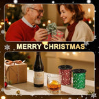 Clear Ice Cube Maker - 2.5" Round Ball - Stainless Steel Clear Ice Cube Molds - Sphere Mold & Christmas Gift for Cocktails, Drinks & Bourbon, Whiskey Gifts for Men Women Dad(2 Packs)