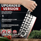 SHI BA ZI ZUO Meat Cleaver Knife, Heavy Duty Cleaver Bone Cleavers Professional Kitchen Vegetable Knife for Effortless Precision Slicing and Chopping