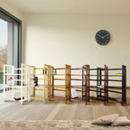 Casual Home 3-Shelf Folding Stackable Bookcase (27.5" Wide)-Honey Oak