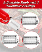 Meat Tenderizer Attachment for KitchenAid Mixer, 3 Thickness Settings | Fits KitchenAid Stand Mixers: Tenderizes beef, pork, lamb & venison — deeper marinade for juicier results