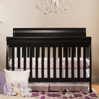 DaVinci Kalani 4-in-1 Convertible Crib in Ebony, Greenguard Gold Certified