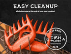 Bear Paws Meat Claws - The Original BBQ Meat Shredder Claws - Orange | Shredder Claws for Pulled Pork, USA Made - Easily Lift, Shred, Pull and Serve Pork, Chicken, Brisket and Turkey