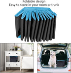 Yaheetech Foldable Dog Pool Collapsible Hard Plastic Dog Swimming Pool Portable Pet Pools Doggie Wading Pool Bath Tub for Puppy Small Medium Large Dogs, 71 x 12 Inches Black，Used
