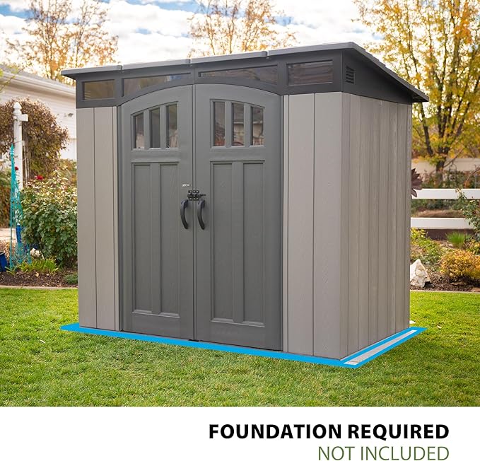 Lifetime 8 x 5 Ft. Modern Outdoor Storage Shed