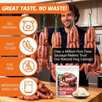 Natural Hog Sausage Casing, Edible Casings for Sausage Making,Pre-Tubed, Great for Snack Sticks, Italian Sausage, Hot Dog Casing, Breakfast Sausage Links and Most Sausage -10M/32ft,Φ34-36mm