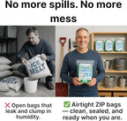 Thawtful Pet Safe Ice Melt – Pet Friendly Ice Melt, Snow Melt – Green Granules with CMA, Melts to −12°F (−24°C) - Driveway Salt & Sidewalk Salt for Ice (2 qt. - 4.2 lb.)
