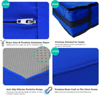 ClawsCover 14Pack Outdoor Patio Seat and Back Cushions Replacement Covers Fit for 7Pieces 6-Seater Wicker Rattan Sectional Couch Chair Furniture Set,Royal Blue-Include Cover Only (Small)