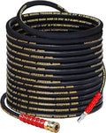 100 FT Pressure Washer Hose with 3/8" Quick Connect, 4000 PSI Kink Resistant High Tensile Wire Power Washer Hose