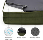 Bedsure Orthopedic Dog Bed for Medium Dogs - Waterproof Dog Sofa Beds Medium, Supportive Foam Pet Couch Bed with Removable Washable Cover, Waterproof Lining and Nonskid Bottom, Winter Moss