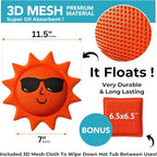Hot Tub Scum Absorber for Spa Hot Tub Cleaner - Hot Tub Accessories for Adults, Hot Tub Scum Sponge for Hot Tub Oil Absorbing Sponge for Hot Tub, Hot Tub Sponge Scum Remover, 1 Pack